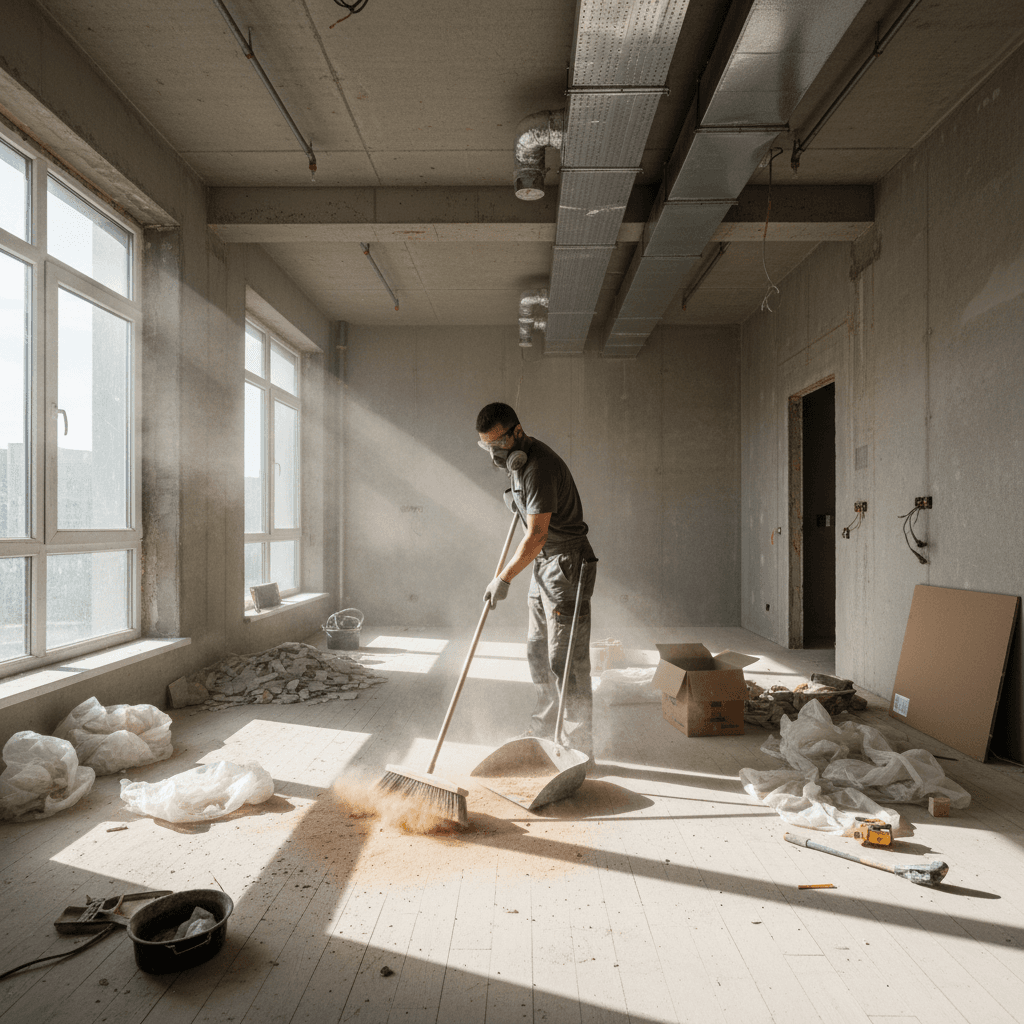 Nettoyage après rénovation à Anvers